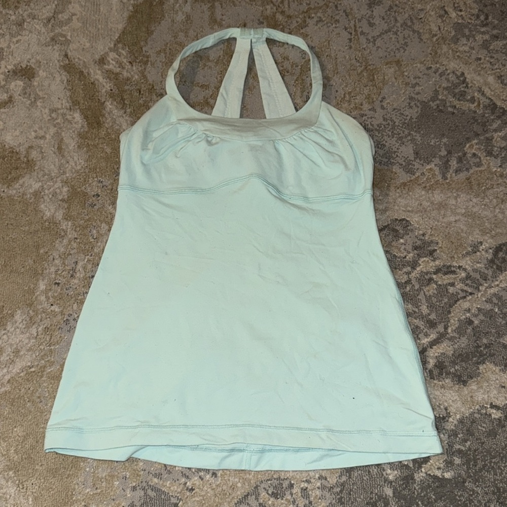 Lululemon mint green Tank size 10
